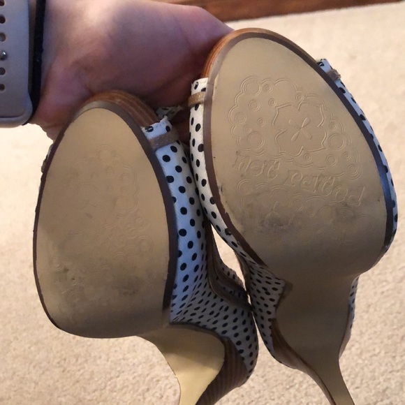 Not Rated polkadot peep toe heels - Picture 4 of 4